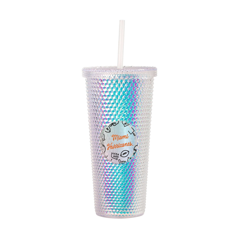 Miami 24oz Playmaker Iridescent Stud Tumbler - Logo Brands - Flyclothing LLC