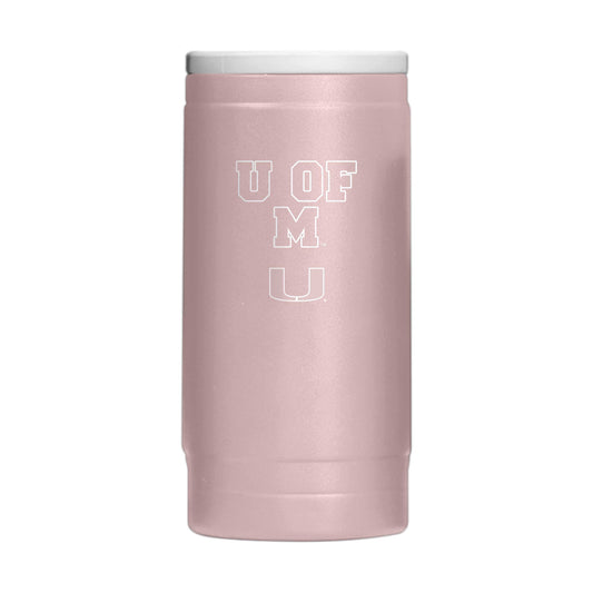 Miami Stencil Powder Coat Slim Can Coolie - Logo Brands - Flyclothing LLC