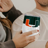Miami Color Block 16 oz Stainless Curved Beverage - Logo Brands - Flyclothing LLC