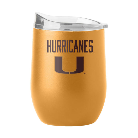 Miami 16oz Huddle Powder Coat Curved Beverage - Logo Brands - Flyclothing LLC