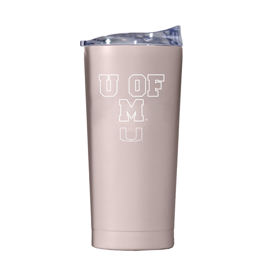 Miami 20oz Stencil Powder Coat Tumbler - Logo Brands - Flyclothing LLC