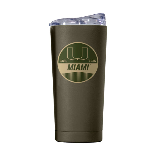 Miami 20oz Badge Powder Coat Tumbler - Logo Brands - Flyclothing LLC
