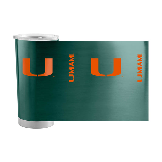 Miami 1 Color 20oz Gameday Stainless Tumbler - Logo Brands - Flyclothing LLC