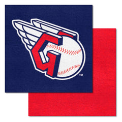 Cleveland Guardians Team Carpet Tiles - 45 Sq Ft. - Cleveland Guardians