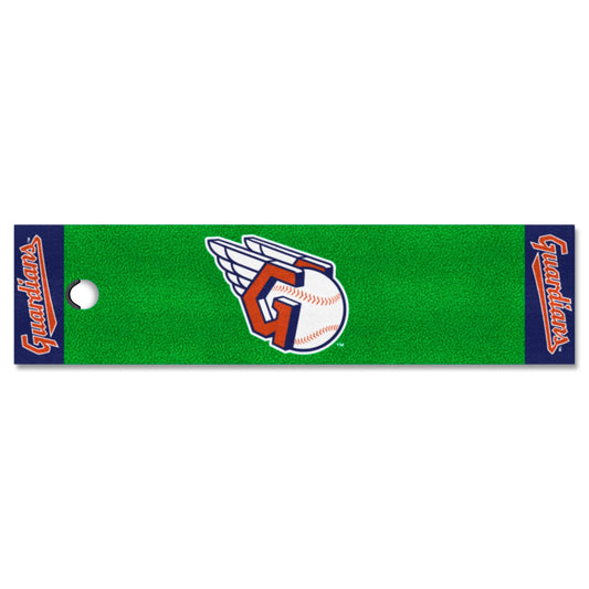 Cleveland Guardians Putting Green Mat - 1.5ft. x 6ft. - Cleveland Guardians