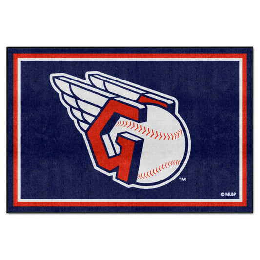 Cleveland Guardians 5ft. x 8 ft. Plush Area Rug - Cleveland Guardians
