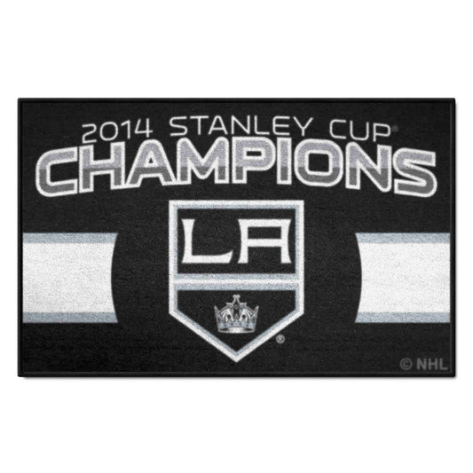 Los Angeles Kings Starter Mat Accent Rug - 19in. x 30in., 2014 NHL Stanley Cup Champions - Los Angeles Kings