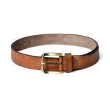 Formal Tan Leather Belt for Men - Classy Leather Bags - Flyclothing LLC