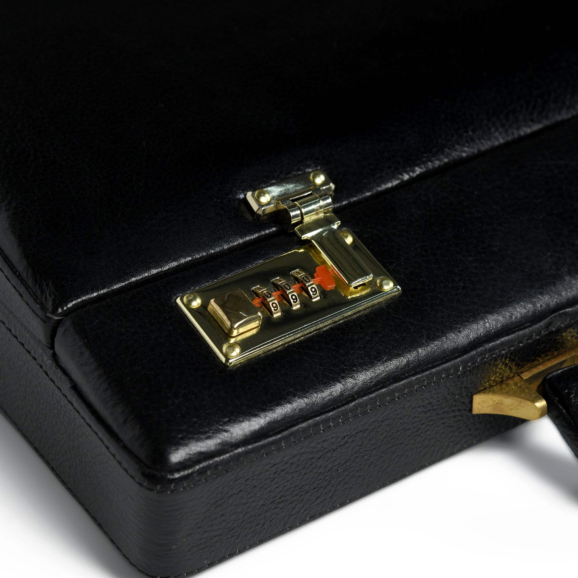 Black Office Suitcase Briefcase - Classy Leather Bags - Flyclothing LLC