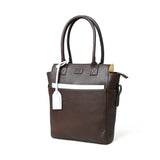 Chestnut Charm Brown Leather Tote - Classy Leather Bags - Flyclothing LLC