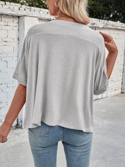 Lovelet Round Neck Half Sleeve T-Shirt - Trendsi
