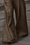 High Waist Wide Flare Pants - Trendsi - Flyclothing LLC