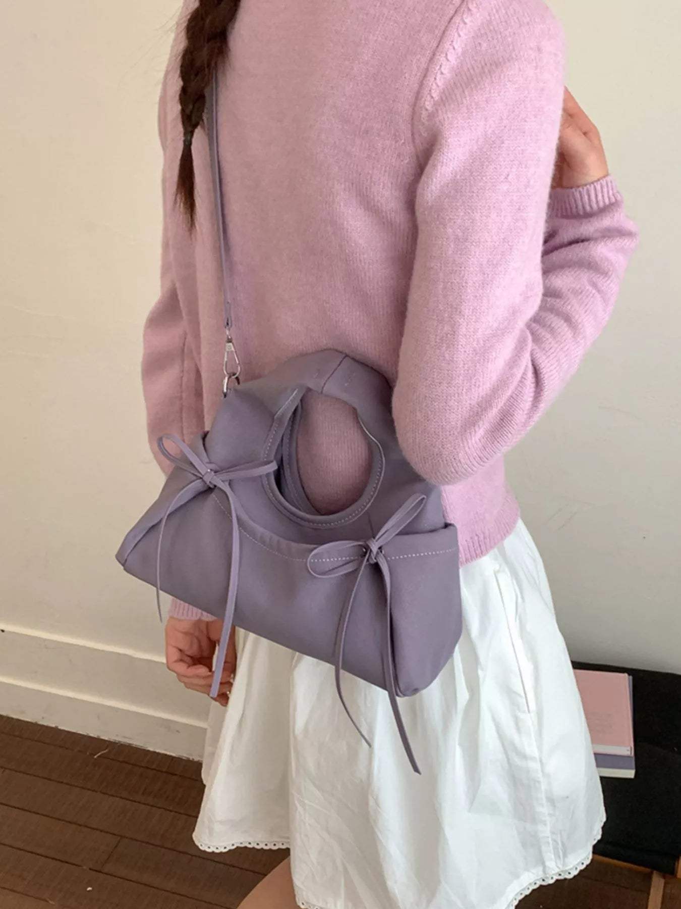 Bow Detail Crossbody Bag - Trendsi - Flyclothing LLC