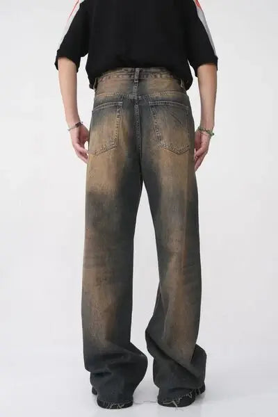 Raw Hem Straight Leg Jeans - Trendsi - Flyclothing LLC