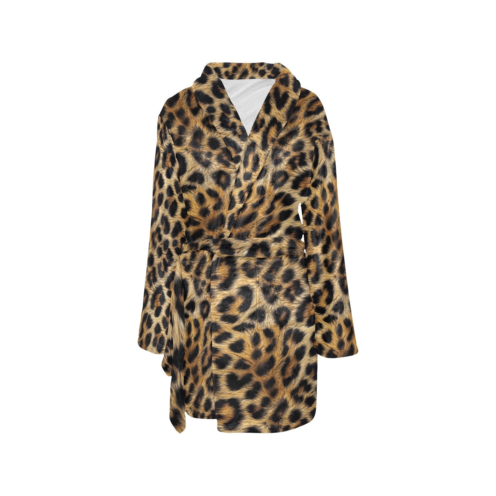 Baha Ranch Retro Pop Western Leopard Cowgirl Robe - Baha Ranch Western Wear - Flyclothing LLC