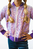 Purple Sequin Jacket - Mila & Rose ®