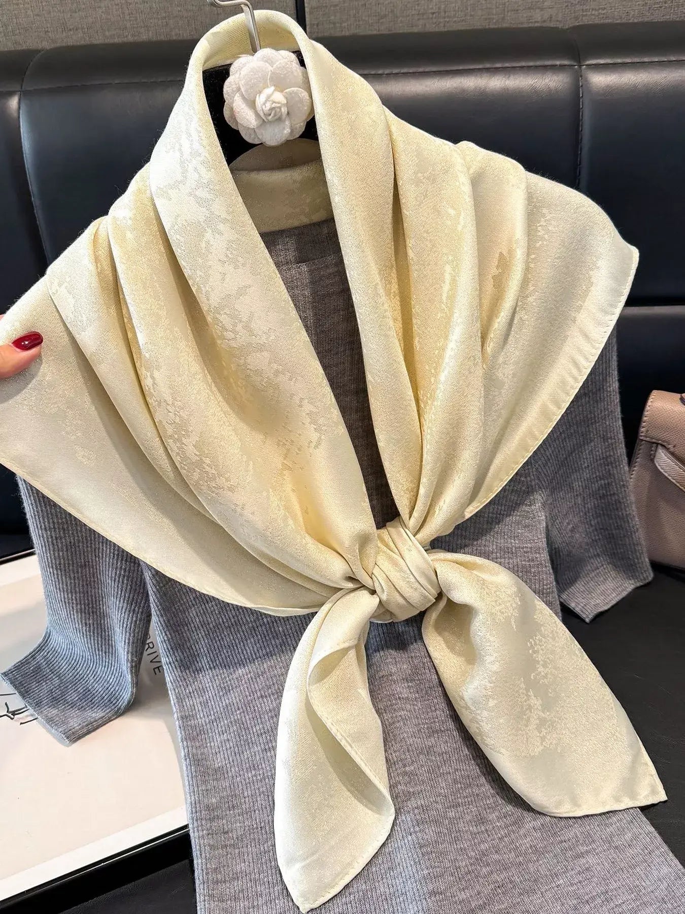 Lightweight Silk Scarf - Trendsi - Flyclothing LLC