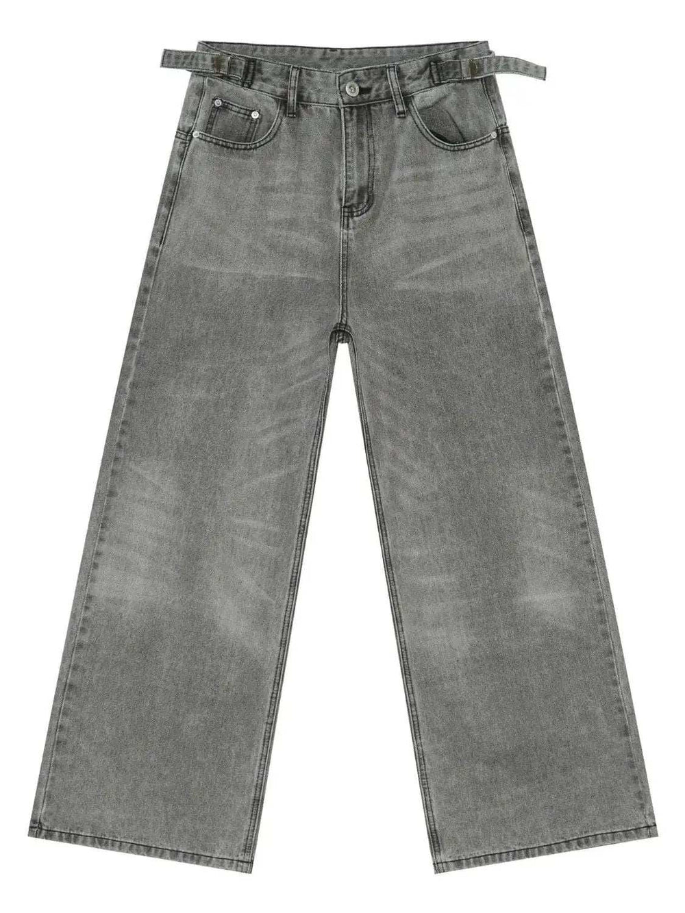Men's Wide Leg Jeans with Pockets - Trendsi - Flyclothing LLC