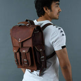 The Pre-Historic Convertible - Classy Leather Bags - Flyclothing LLC