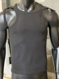 Men's Full Size Cutout Round Neck Tank Plus Size - Trendsi - Flyclothing LLC