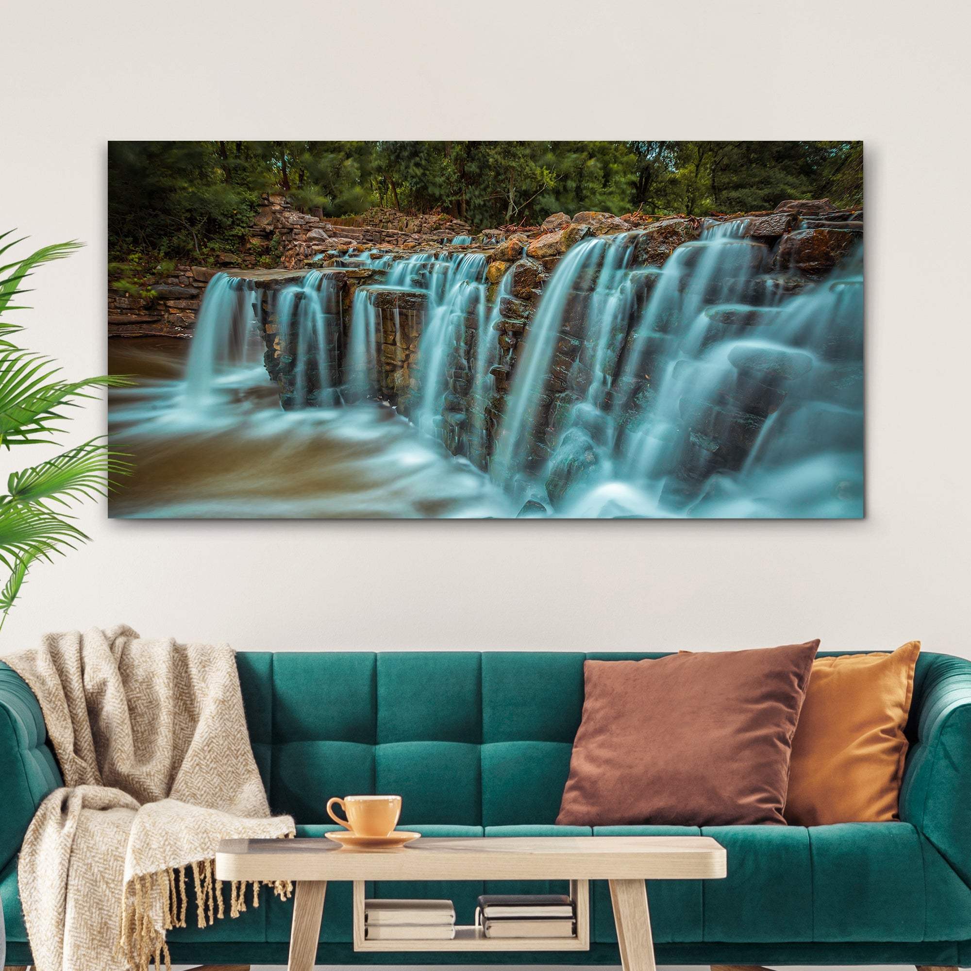 Cascading Waterfall Canvas Wall Art - Tailored Canvases - Flyclothing LLC