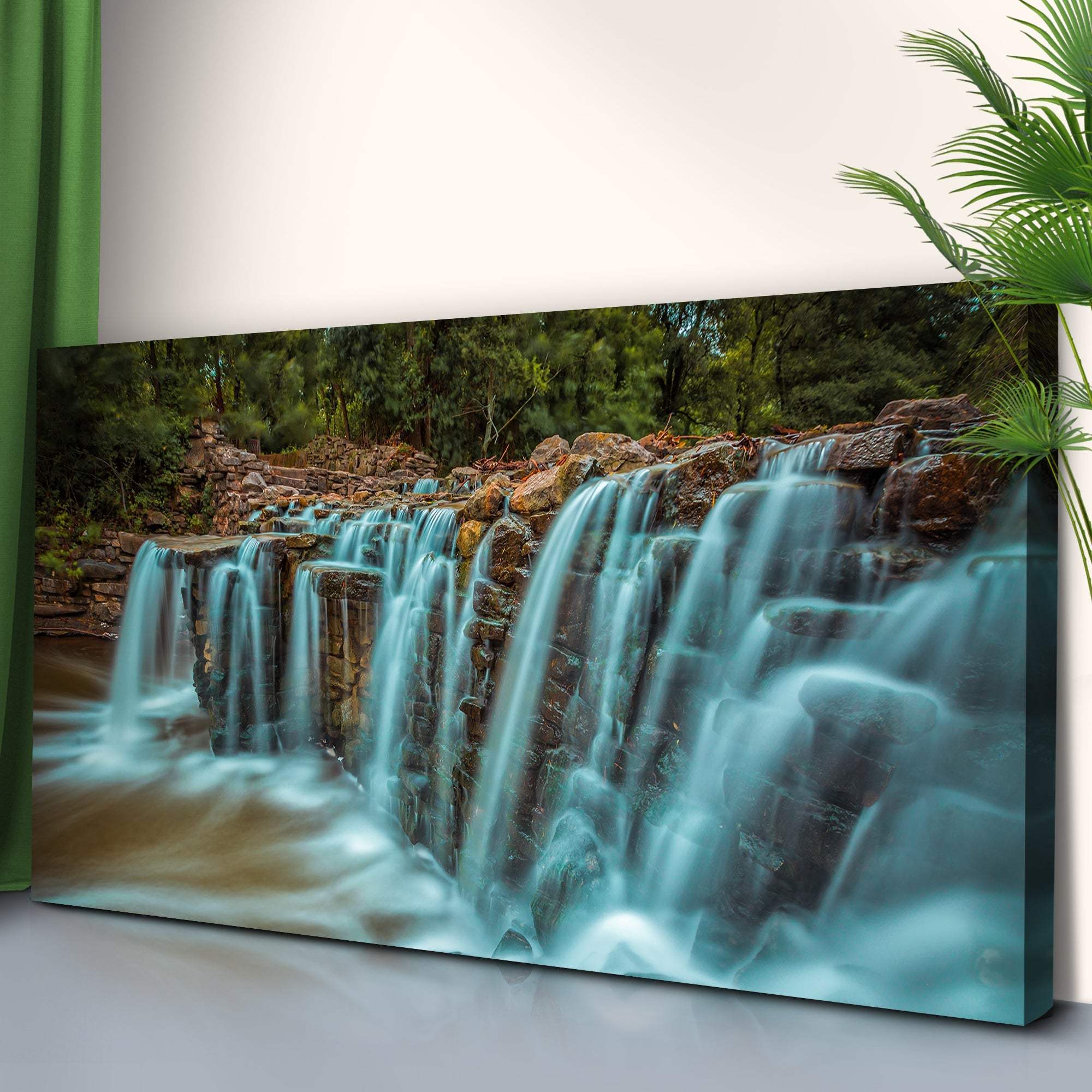 Cascading Waterfall Canvas Wall Art - Tailored Canvases - Flyclothing LLC