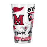 Miami Ohio 16oz Native Pint Glass - Logo Brands - Flyclothing LLC
