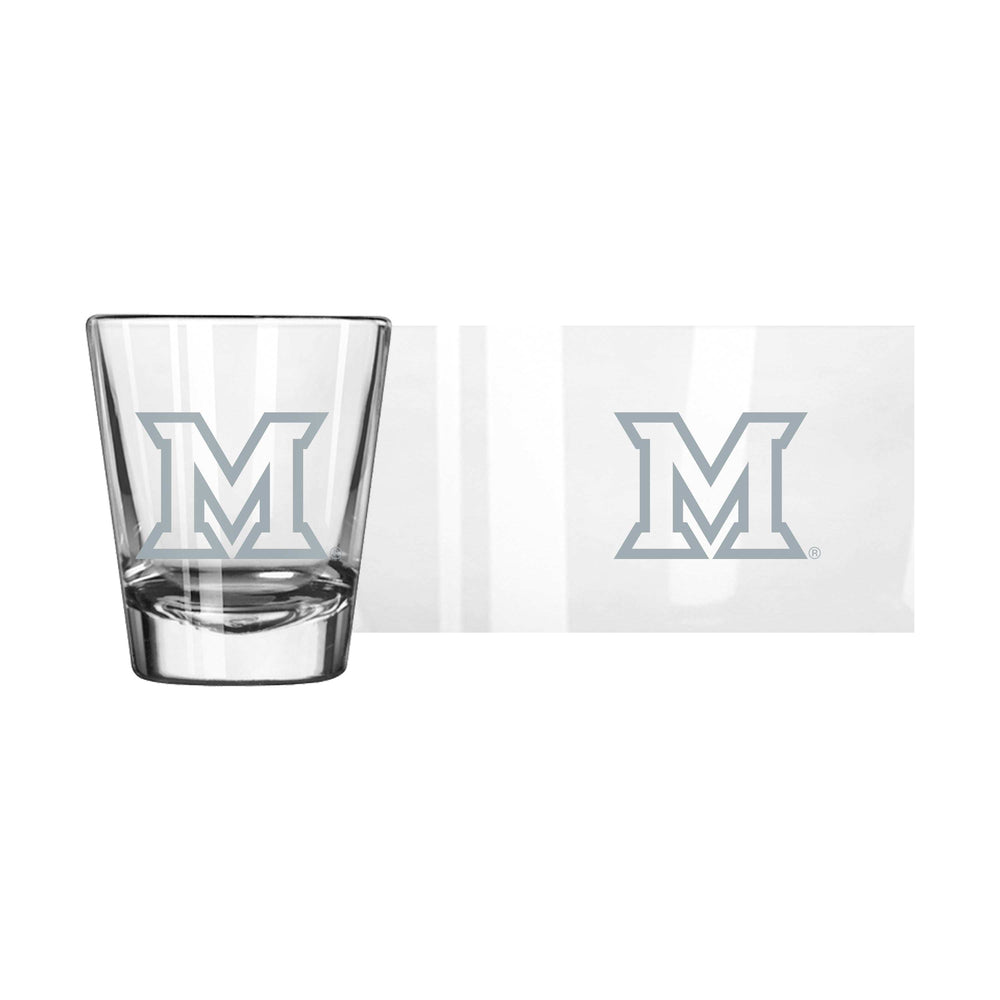 Miami Ohio 2oz Frost Shot Glass - Logo Brands - Flyclothing LLC
