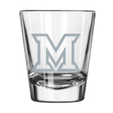 Miami Ohio 2oz Frost Shot Glass - Logo Brands - Flyclothing LLC