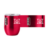 Miami Ohio 16oz Gameday Stainless Curved Beverage - Logo Brands - Flyclothing LLC