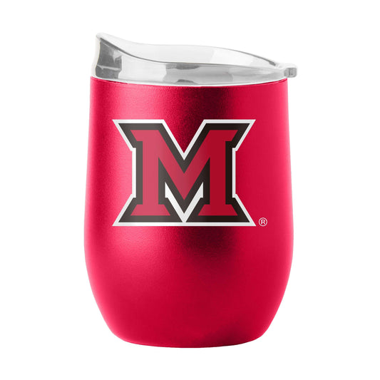 Miami Ohio 16oz Flipside Powder Coat Curved Bev - Logo Brands - Flyclothing LLC