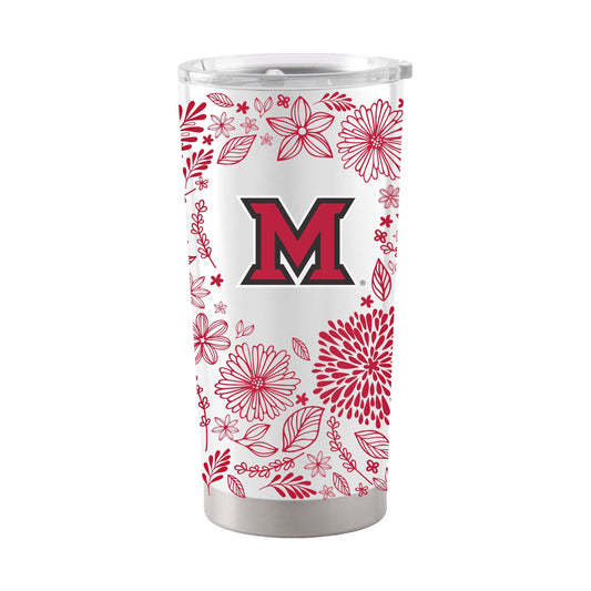 Miami Ohio 20oz Botanical Stainless Tumbler - Logo Brands - Flyclothing LLC