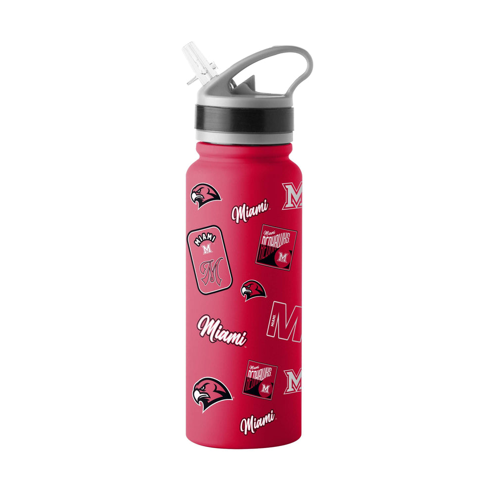 Miami Ohio 25oz Dreamweave SingleWall FlipTop Bot - Logo Brands - Flyclothing LLC