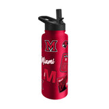 Miami Ohio 34oz Dreamweave Quencher Bottle - Logo Brands - Flyclothing LLC