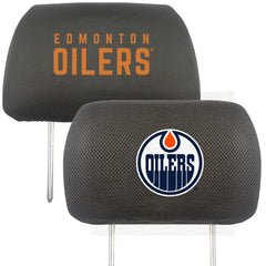 Edmonton Oilers Embroidered Head Rest Cover Set - 2 Pieces - Edmonton Oilers