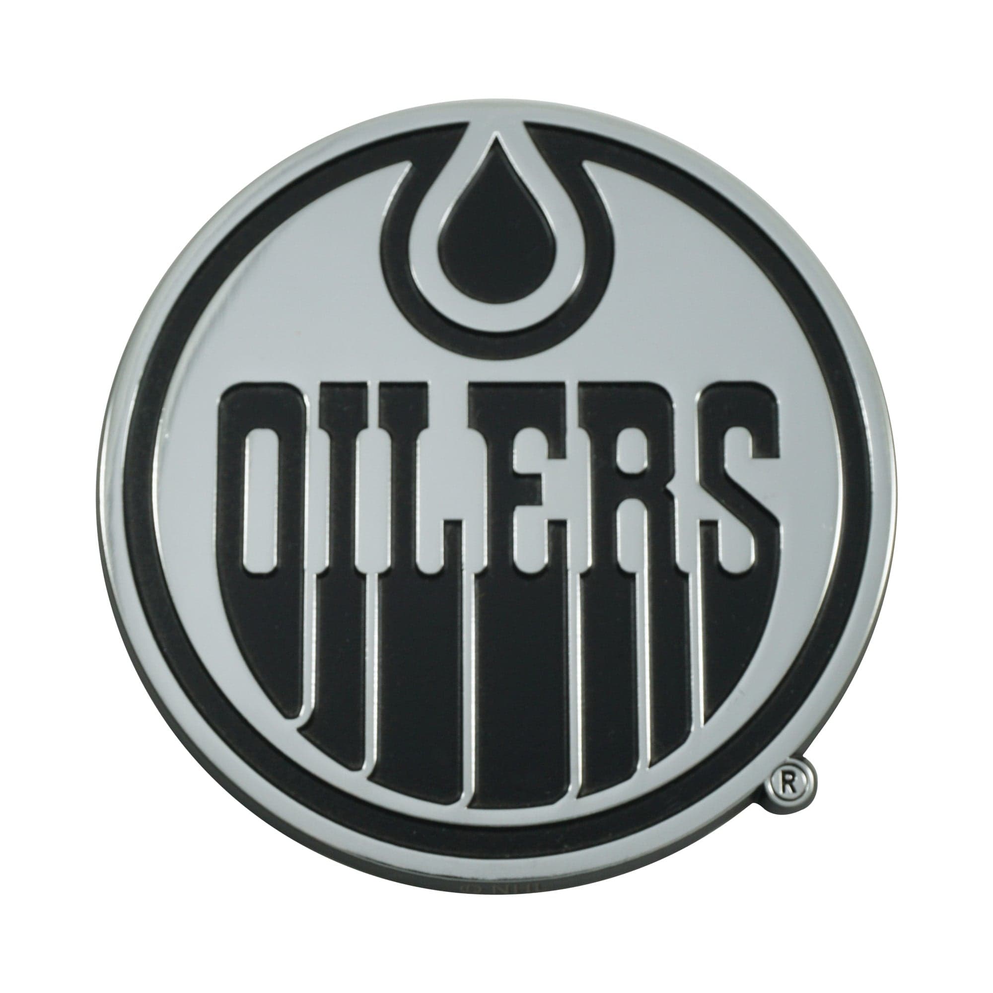 Edmonton Oilers 3D Chrome Metal Emblem - Edmonton Oilers