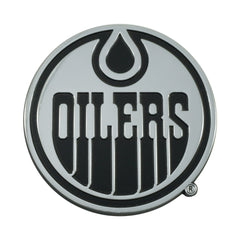Edmonton Oilers 3D Chrome Metal Emblem - Edmonton Oilers