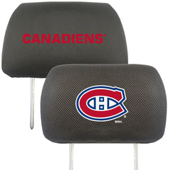 Montreal Canadiens Embroidered Head Rest Cover Set - 2 Pieces - Montreal Canadiens