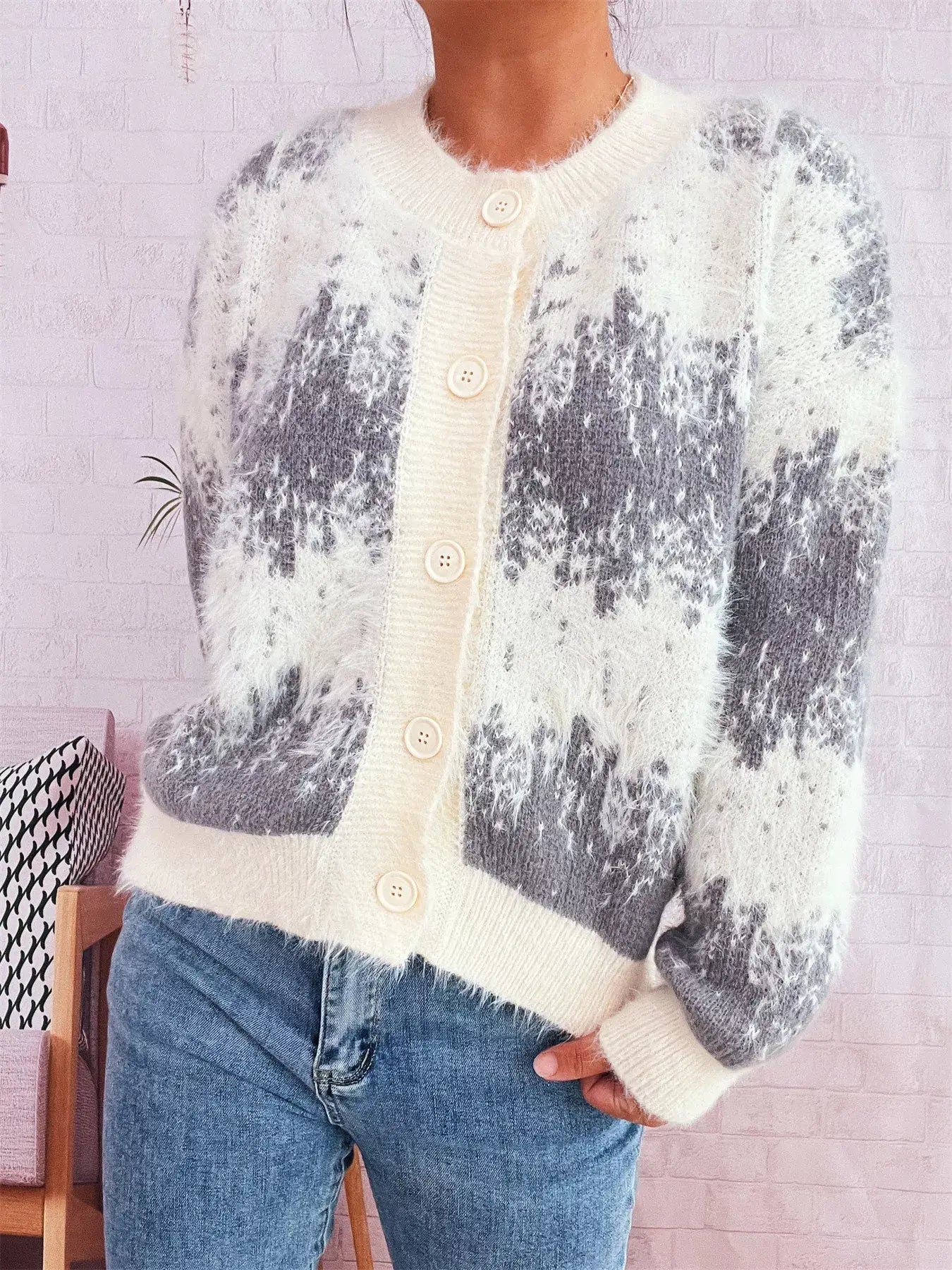 Ribbed Hem Button Up Cardigan - Trendsi - Flyclothing LLC