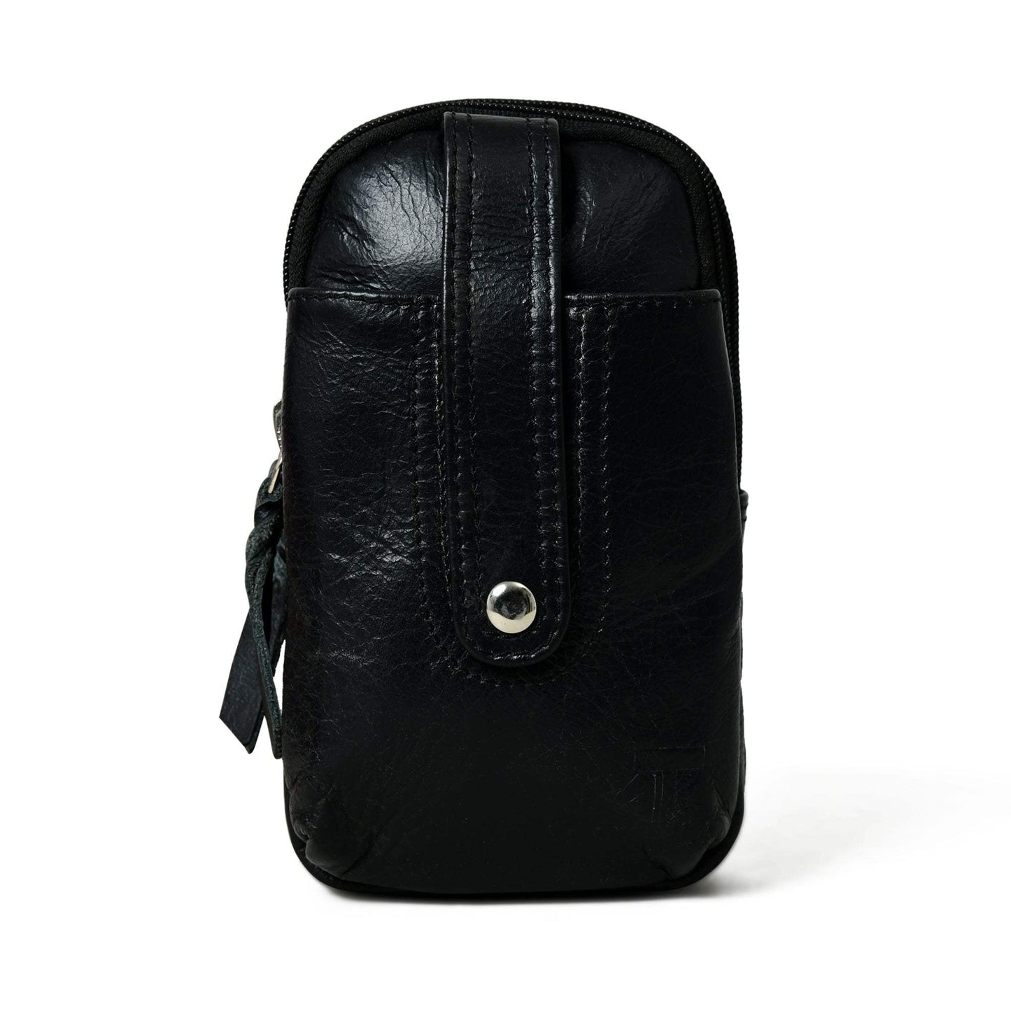Jet-Set Organizer: Leather Phone Pouch - Classy Leather Bags - Flyclothing LLC
