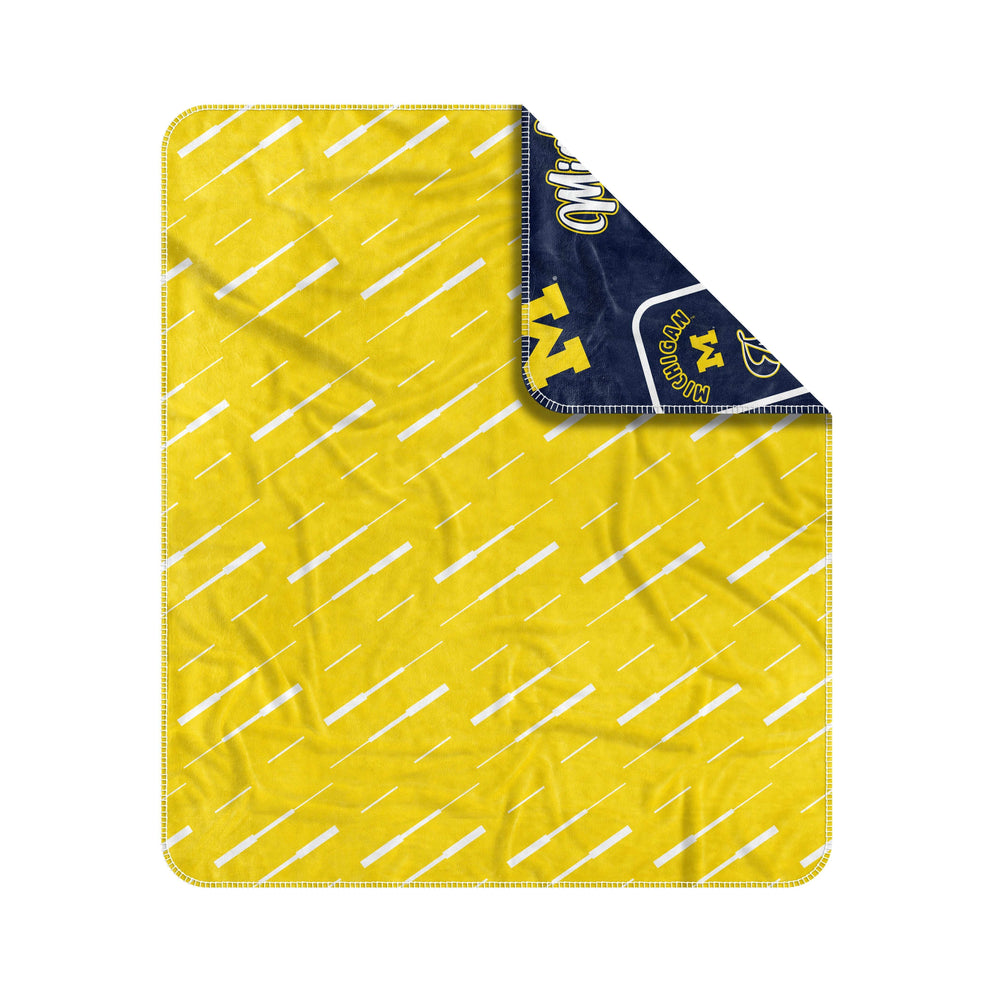 Michigan Dream Weave Throw 50x60 - Logo Brands - Flyclothing LLC