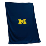 Michigan Sweatshirt Blanket (Screened) - Logo Brands - Flyclothing LLC