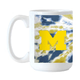 Michigan 15oz Tie Dye Sublimated Mug - Logo Brands - Flyclothing LLC