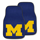 University of Michigan 2-pc Carpet Car Mat Set - Logo Brands - Flyclothing LLC