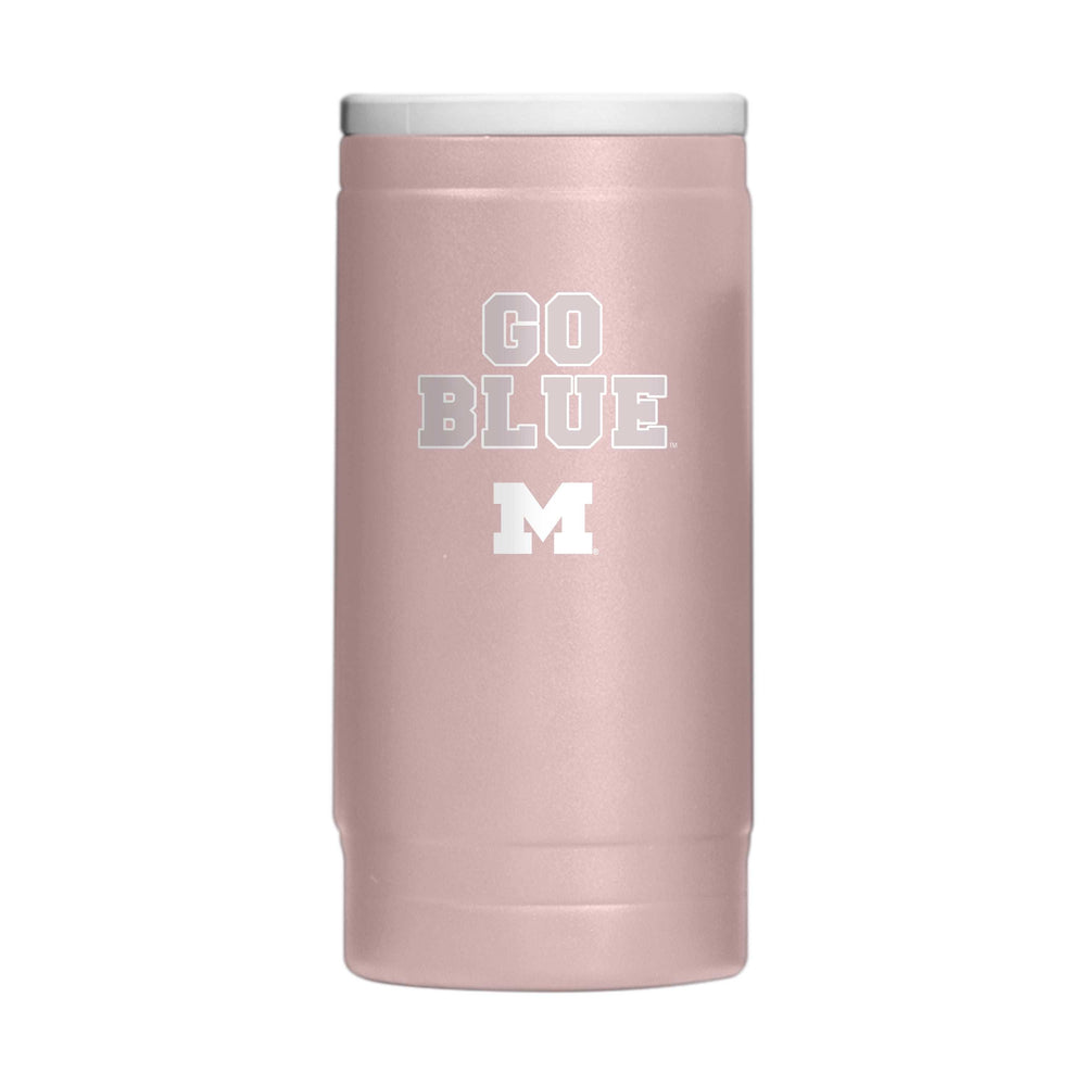 Michigan Stencil Powder Coat Slim Can Coolie - Logo Brands - Flyclothing LLC