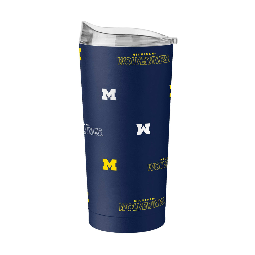 Michigan 20oz Step And Repeat Powder Coat Tumbler - Logo Brands - Flyclothing LLC