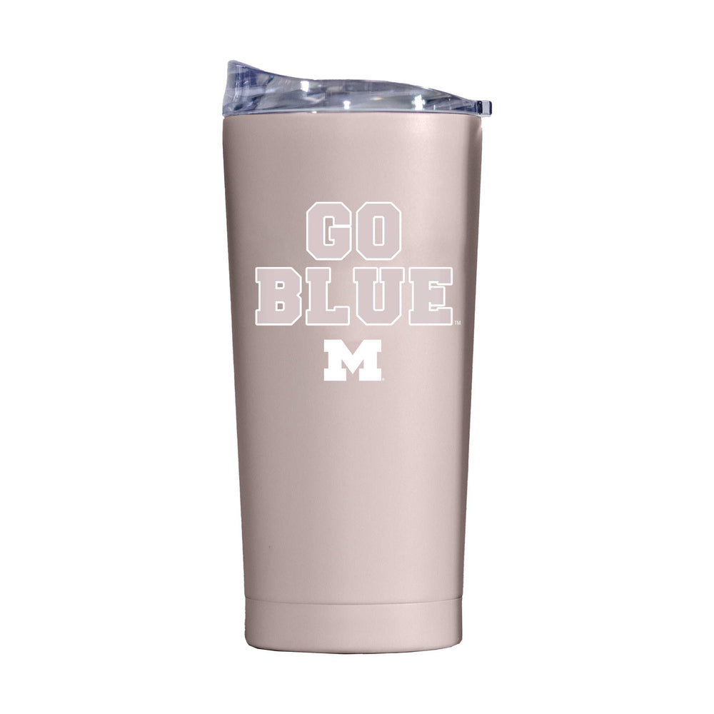 Michigan 20oz Stencil Powder Coat Tumbler - Logo Brands - Flyclothing LLC