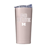 Michigan 20oz Stencil Powder Coat Tumbler - Logo Brands - Flyclothing LLC