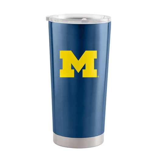 Michigan 1 Color 20oz Gameday Stainless Tumbler - Logo Brands - Flyclothing LLC