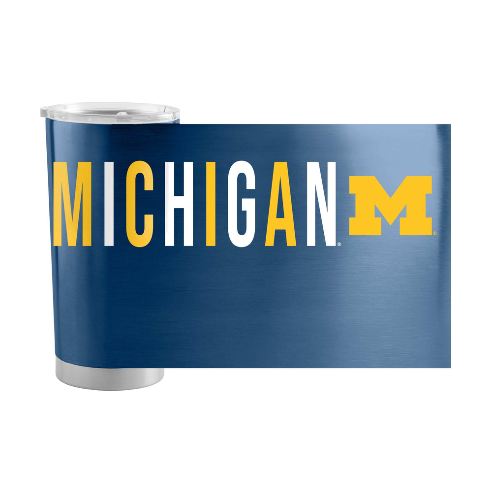 Michigan Overtime 20oz Stainless Tumbler - Logo Brands - Flyclothing LLC